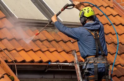 Démoussage et hydrofuge de toiture à Geville